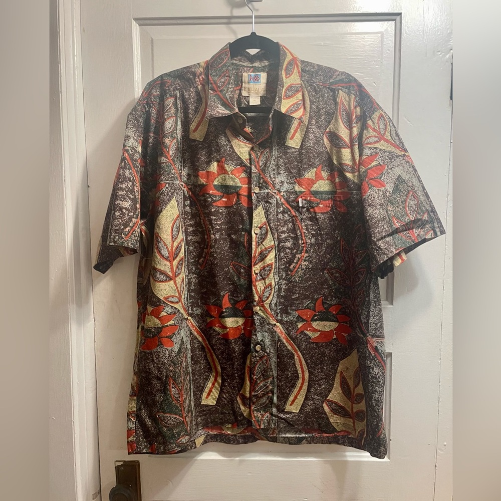 Vintage Kahala Hawaiin Vacation Short Sleeve Button Up Shirt XL